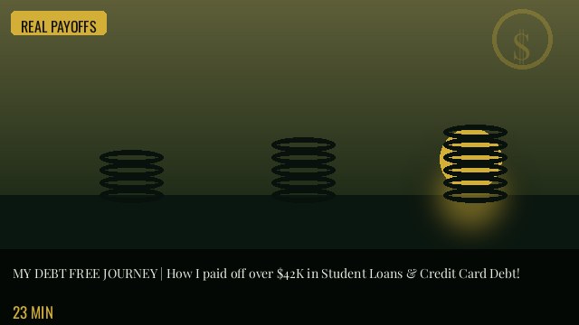 MY DEBT FREE JOURNEY | How I paid off over $42K in Student Loans & Credit Card Debt!